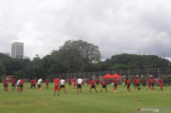 Timnas Indonesia jalani tes fisik di hari keenam TC
