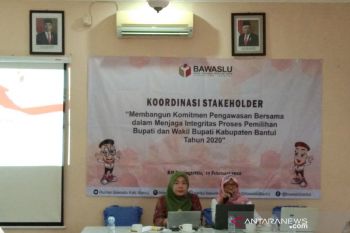 Bawaslu Bantul bangun sinergi dengan "stakeholder" terkait pengawasan pilkada