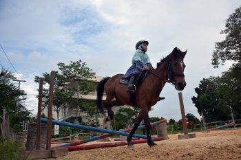 FOTO - Melihat aksi Joki Cilik di Pekanbaru
