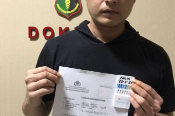 Pesinetron Aulia Farhan positif menggunakan sabu