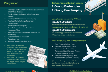 Beri Jaminan Transportasi Pasien Kurang Mampu