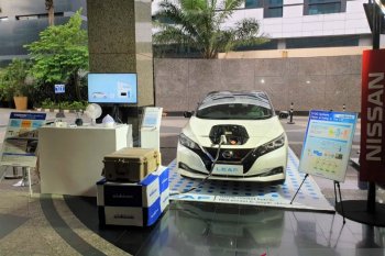 Ini dia, Nissan Leaf bisa memasok daya listrik untuk rumah tangga