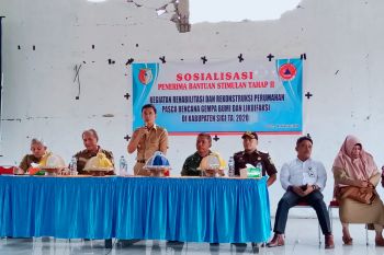 Warga penyintas bencana Sigi ikut sosialisasi penerima dana stimulan