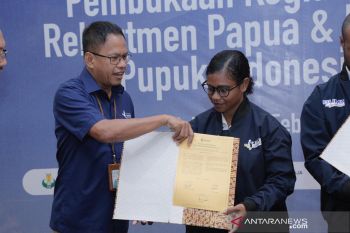 Perekrutan bersama BUMN, Pupuk Indonesia terima 12 putra-putri asli Papua