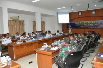 Lantamal VI-Pelindo IV rakor Pengembangan "Makassar New Port"