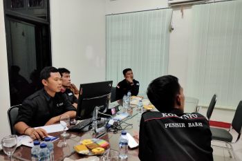 Diskominfo Pesibar Barat bahas kerja sama publikasi dengan ANTARA