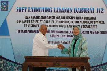 Pemkab Sleman meluncurkan layanan panggilan darurat 112