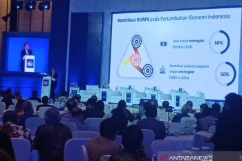 Erick Thohir minta BUMN dan swasta bersaing membangun Indonesia