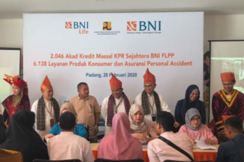 Akad KPR massal BNI tembus 2.046 debitur jelang akhir Februari