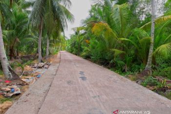 Kepri berhasil bangun jalan 7.776 meter dengan dana desa