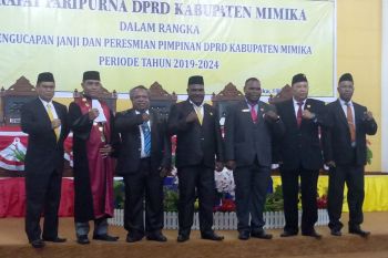 Ketua  DPRD minta dukungan warga Mimika