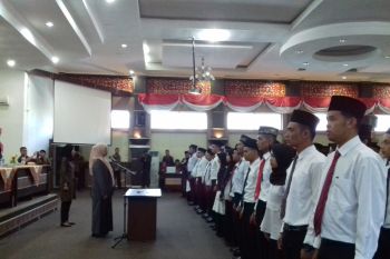 KPU Kabupaten Solok lantik 70 PPK untuk pilkada 2020