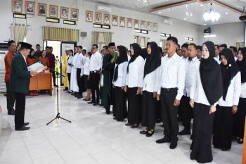 KPU Barito Utara lantik  PPK  sembilan kecamatan