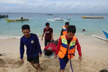 MQRT Diskes Lantamal VI bekali kemampuan menolong bagi pramuka saka bahari