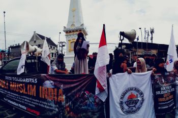 Puluhan ormas di Yogyakarta gelar aksi peduli Muslim India