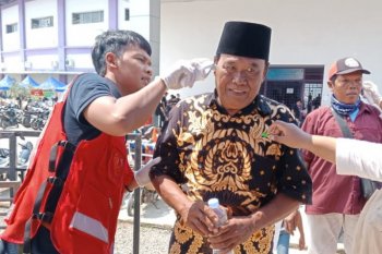 Persita Tanggerang antisipasi virus corona dengan periksa suhu tubuh penonton