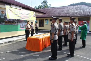 Sejumlah Kapolsek dan Kasat di Polres Solok Arosuka dimutasi