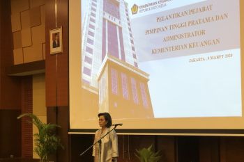 Sri Mulyani tekankan pejabat Kemenkeu lawan berita hoaks
