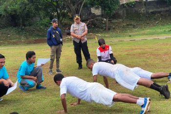 160 Casis Bintara Noken Polresta Jayapura Kota tes kesamaptaan jasmani