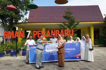Jasa Raharja Riau salurkan dana CSR Rp40 juta