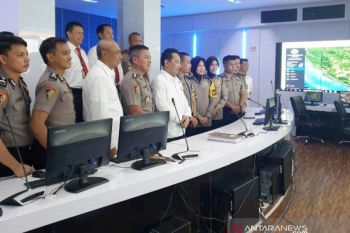 Kabareskrim lihat kesiapan "Command Center" Karhutla Polda Sumsel