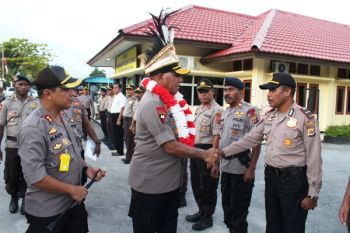 Kunjungan Kerja Kapolda Papua di Polres Biak Numfor