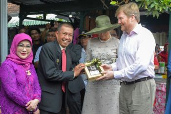 Raja Belanda Willem terkesan pemanfaatan internet di Kampung Cyber Yogyakarta