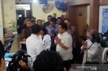 Menteri BUMN Erick Thohir tinjau pembangunan ruang fasilitas khusus di RSPJ
