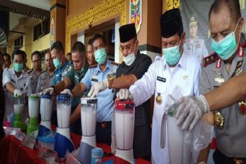 Polisi sita 22,7 Kg sabu jaringan Malaysia yang didistribusikan melalui jalur laut