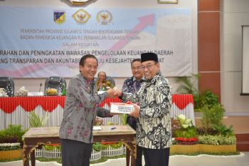Gubernur Longki ingatkan lagi soal tranparansi pengelolaan keuangan daerah