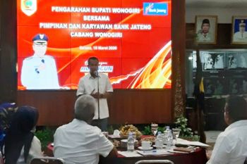Bupati Wonogiri apresiasi Bank Jateng yang terus tingkatkan pelayanan