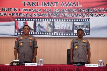 Kapolda Papua pimpin rapat Pengawasan dan Pemeriksaan