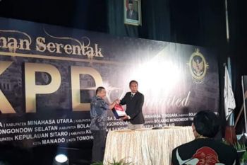 Bupati Minahasa Tenggara sampaikan LKPD ke BPK