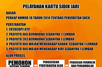 Polres OKU Timur rekam rumus sidik jari  pelajar secara gratis