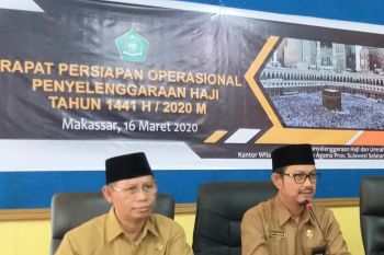 Kuota haji Sulsel pada 2020 mengalami penurunan
