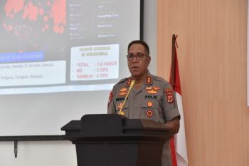 Kapolda Papua pimpin pertemuan pencegahan dan penanganan COVID-19 19