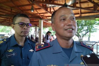 Puncak kegiatan "Garuda di Lautku" di Pulau Kodingareng dilaksanakan sederhana