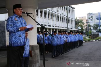 ASN Sumsel tidak absen  "finger print" hindari virus corona