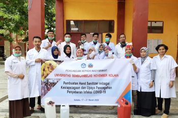 Dosen dan mahasiswa USN ciptakan sabun pembersih tangan