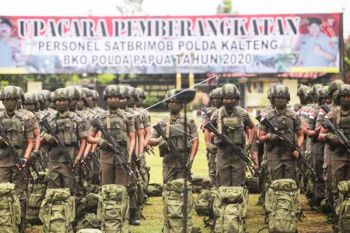 Bantu hadapi KKB, Polda Kalteng kirim 100 personel ke Papua