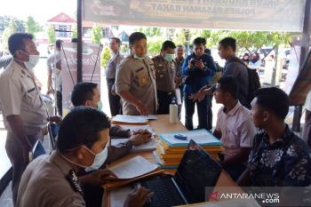 Antisipasi COVID-19, Polres Pasaman Barat wajibkan calon anggota Polri cuci tangan (Video)