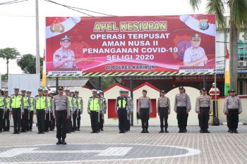 Polres Karimun gelar Operasi Terpusat Aman Nusa II COVID-19
