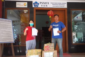 Paguyuban Tionghoa Sulteng  pesan alat tes virus corona dari China