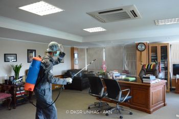 Mahasiswa jadi relawan COVID-19 FKG Unhas dianggap mengikuti kuliah