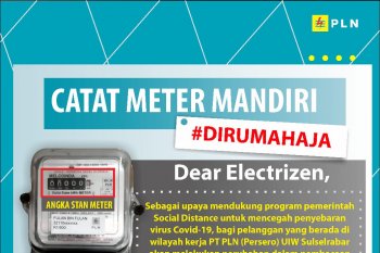 PLN minta pelanggan catat meter mandiri selama pandemi  COVID-19