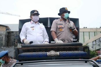 Wakil Wali Kota dan Kapolresta Jayapura berikan imbauan cegah corona