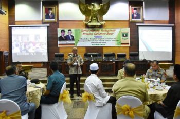 DPRD Sumbar bahas upaya antisipasi penyebaran COVID-19 di "Coffe Morning" bersama forkopimda