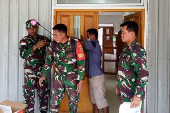 Koramil Oksibil gelar pelatihan personel gunakan APD cegah corona