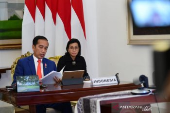 Presiden Jokowi ajak pemimpin G20 "perangi" COVID-19 dan perlambatan ekonomi