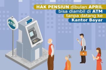 Taspen terapkan pembayaran pensiun melalui ATM cegah corona